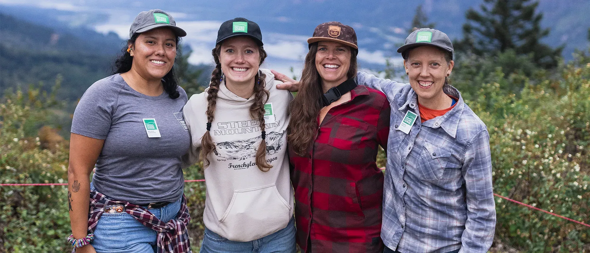 Friends staff members at Summerfest 2024 at Cape Horn Preserve. Photo by Joe Wong.
