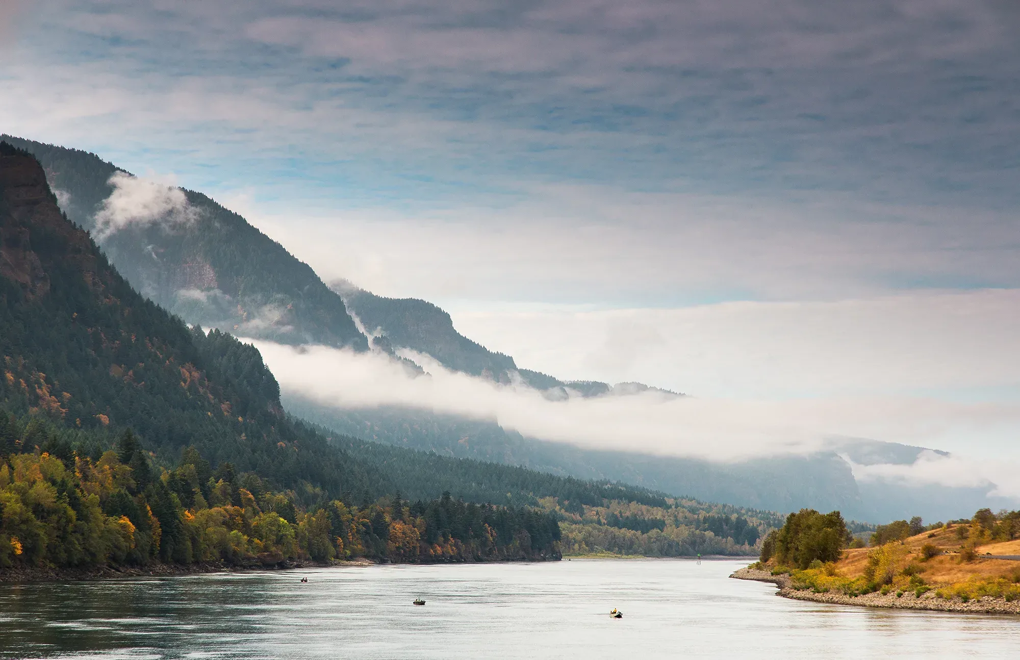 Early morning on the Columbia. Photo from Friends' archives.