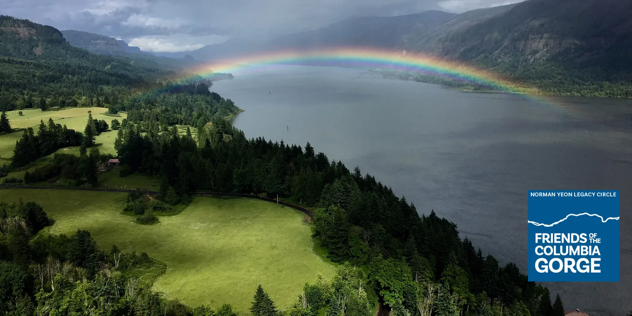 Rainbow over Cape Horn. Photo by Lydie Boyer.