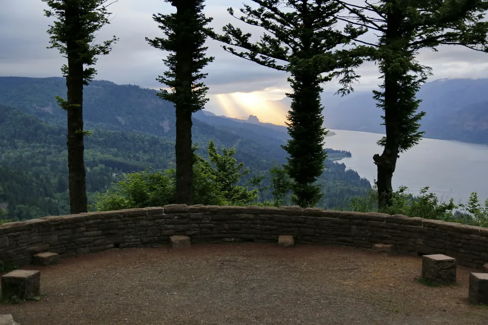 Friends land trust's first purchase was a four-acre plot of land on Cape Horn that is now the site of the Nancy Russell Overlook. (Michael Drewry)