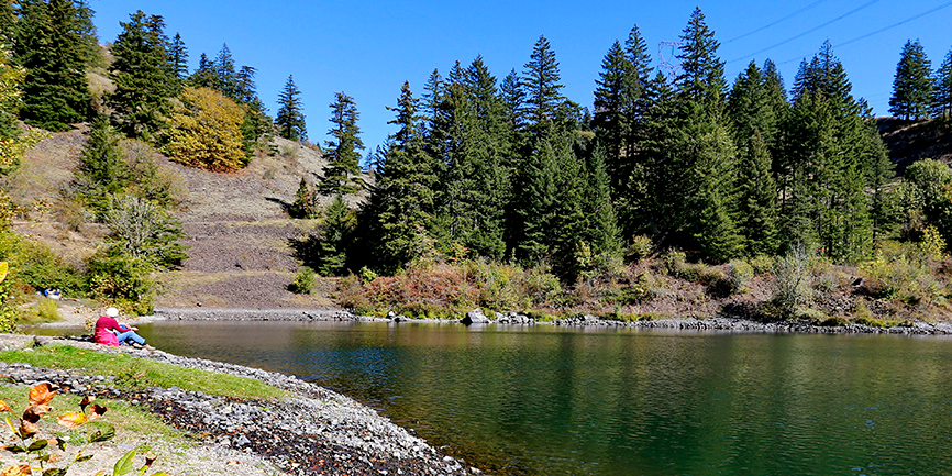 Resting at Gillette Lake. Photo by Micheal Drewry.