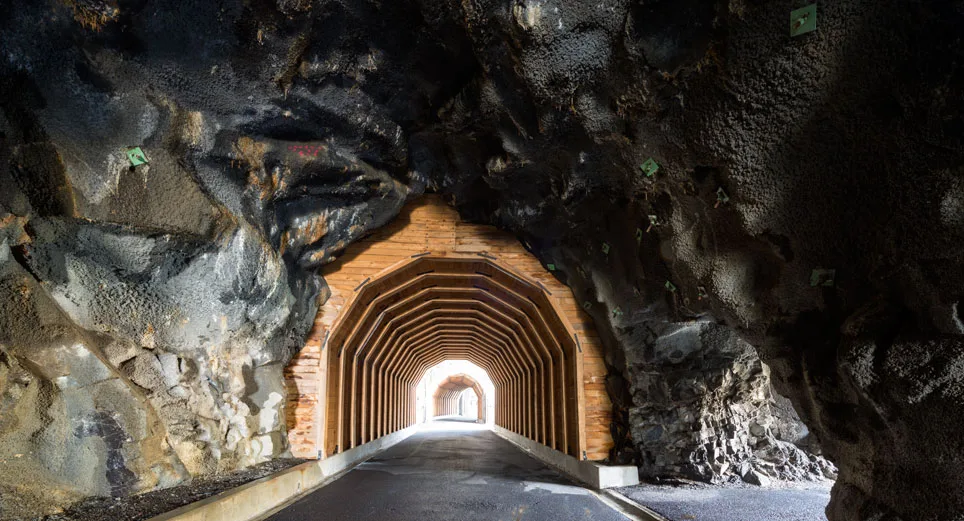 Restoration of the Mosier Twin Tunnels was a significant milestone in the effort to rebuild the Historic Highway from Troutdale to The Dalles.