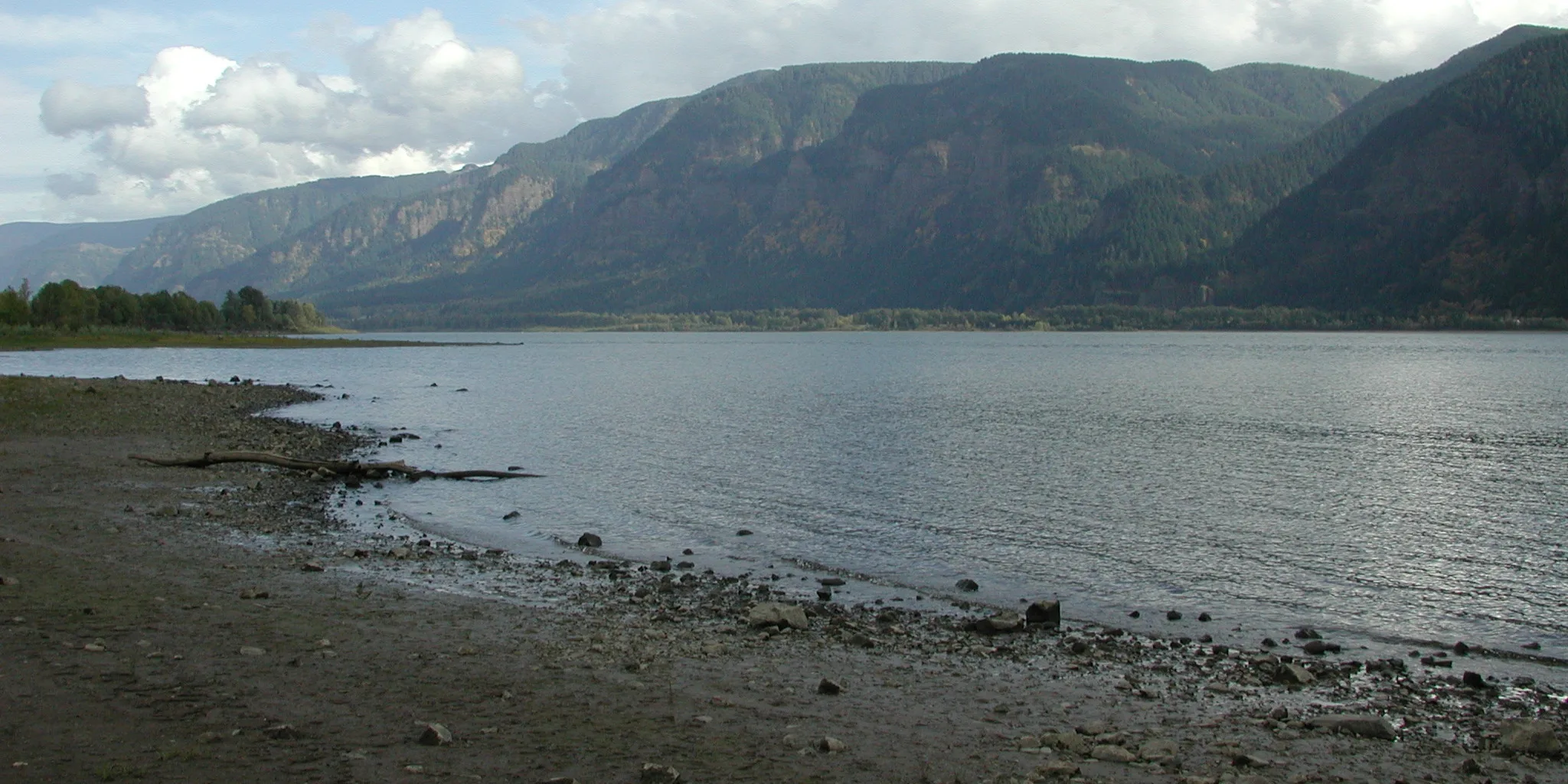 View of St. Cloud, Columbia River shore. Photo from Friends' archive.
