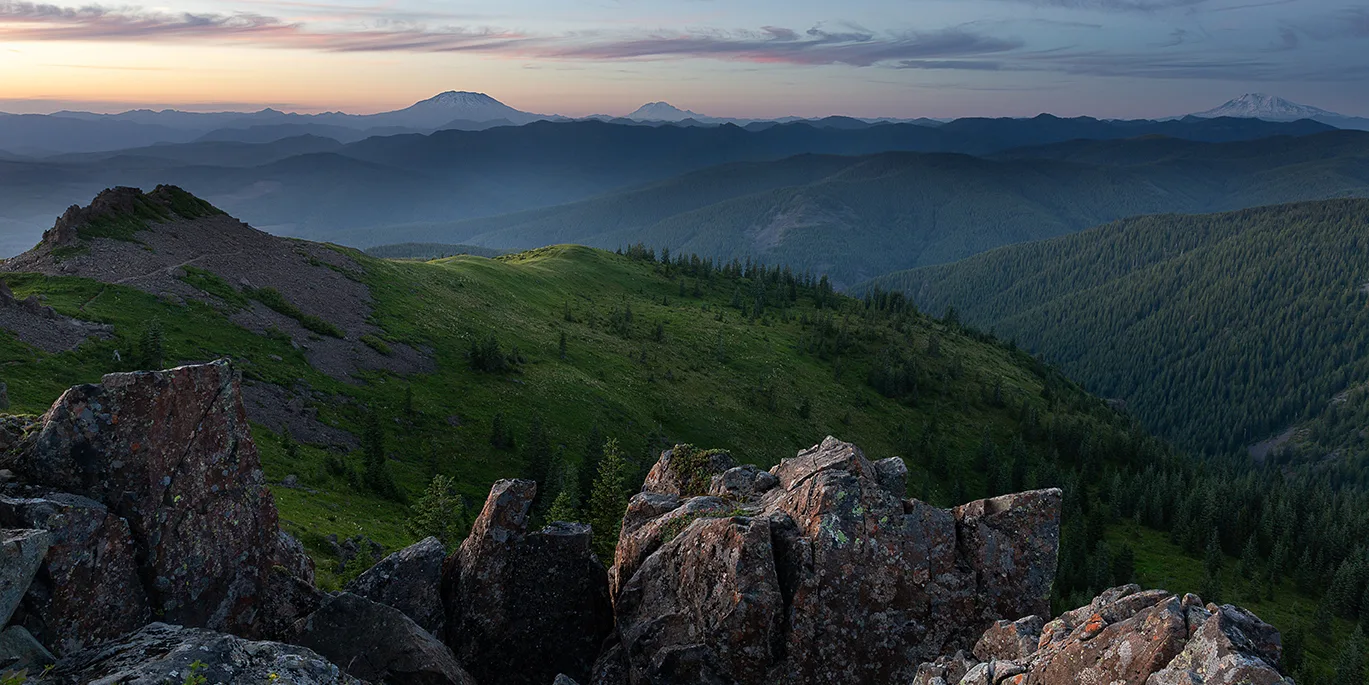 View from top of Silver Star Mountain. Photo by Matt Smith, Lenkerbrook Photography.