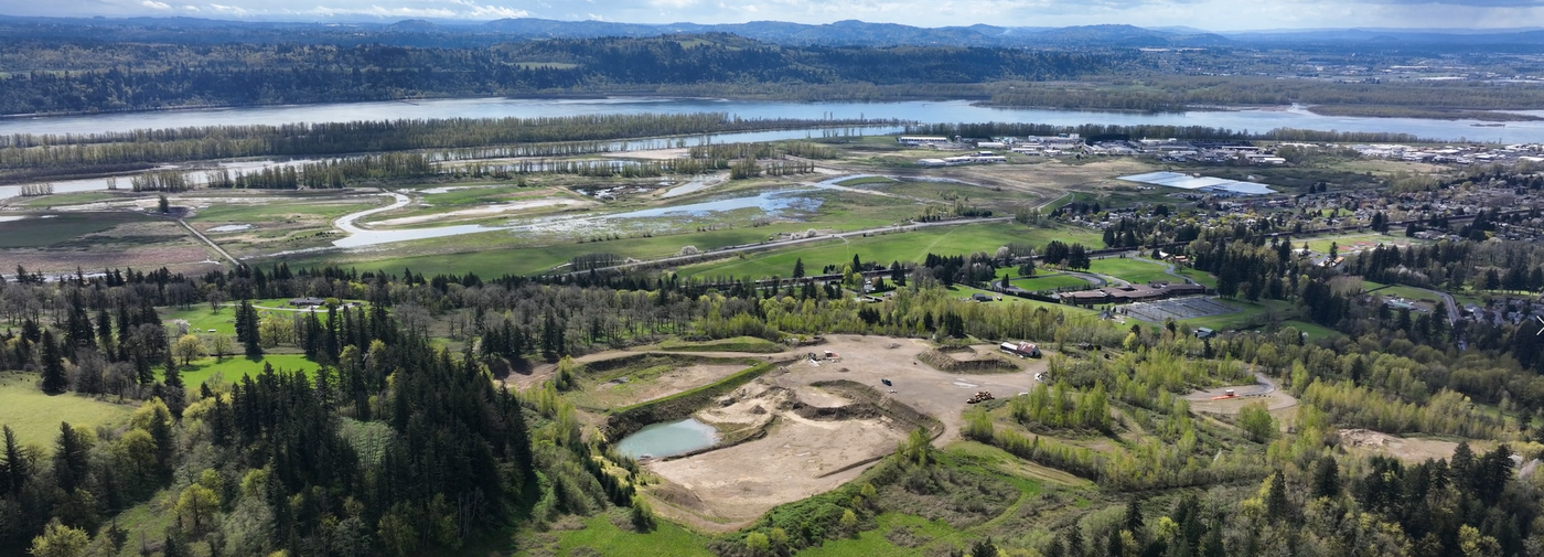 The illegal gravel mine is the largest and longest-running violation in the history of the Columbia River Gorge National Scenic Area. © Friends Archives