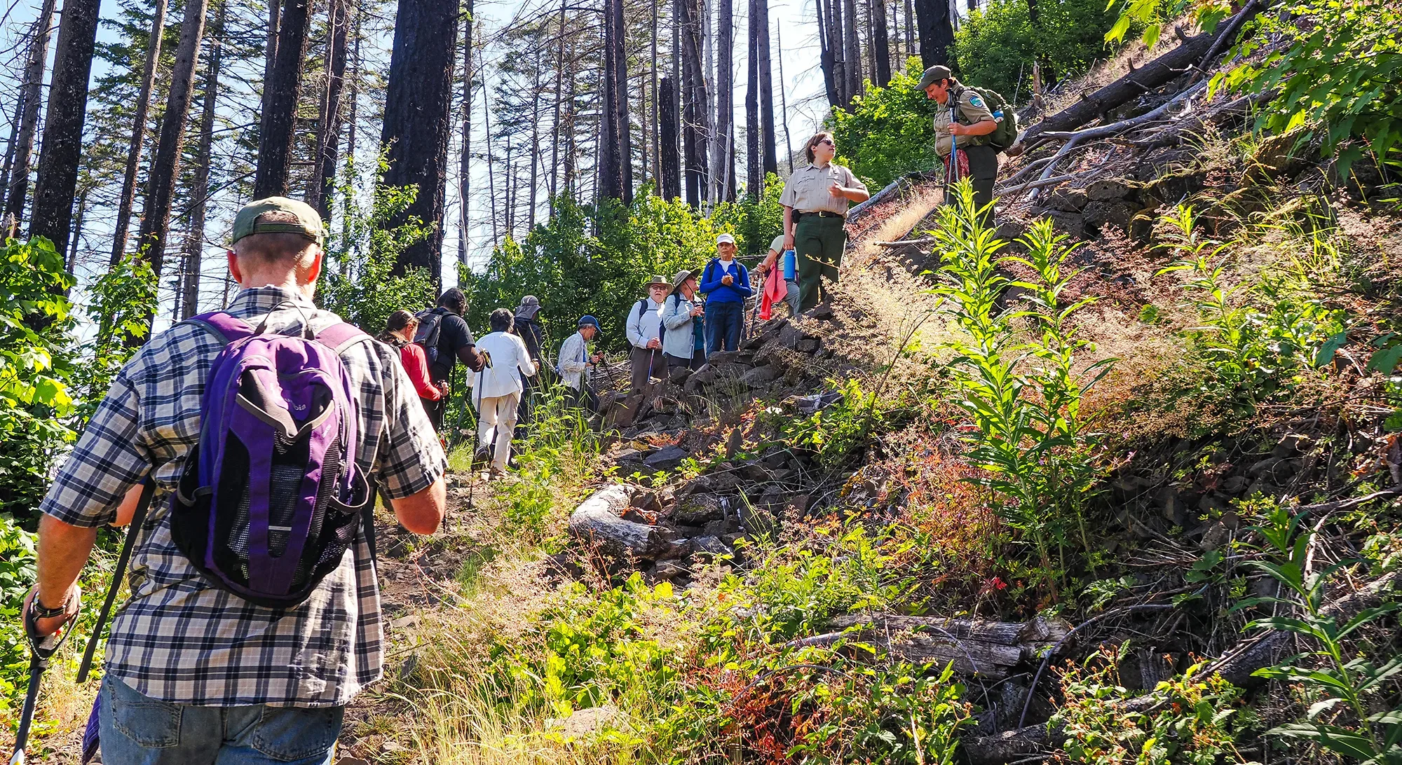 A guided outing at Upper McCord Falls Trail.
